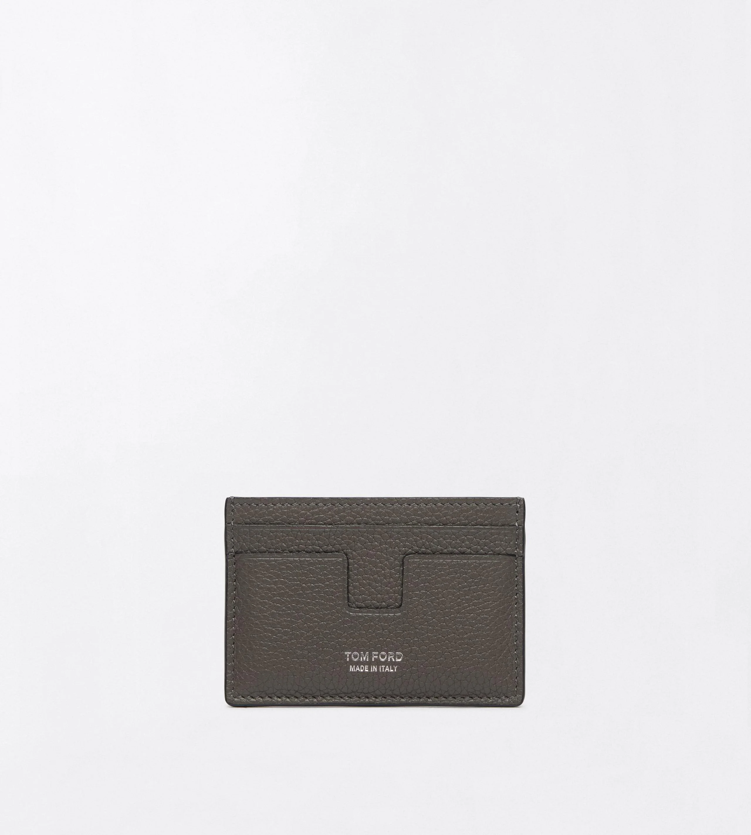 GRAIN LEATHER T LINE CLASSIC CARD HOLDER - 1