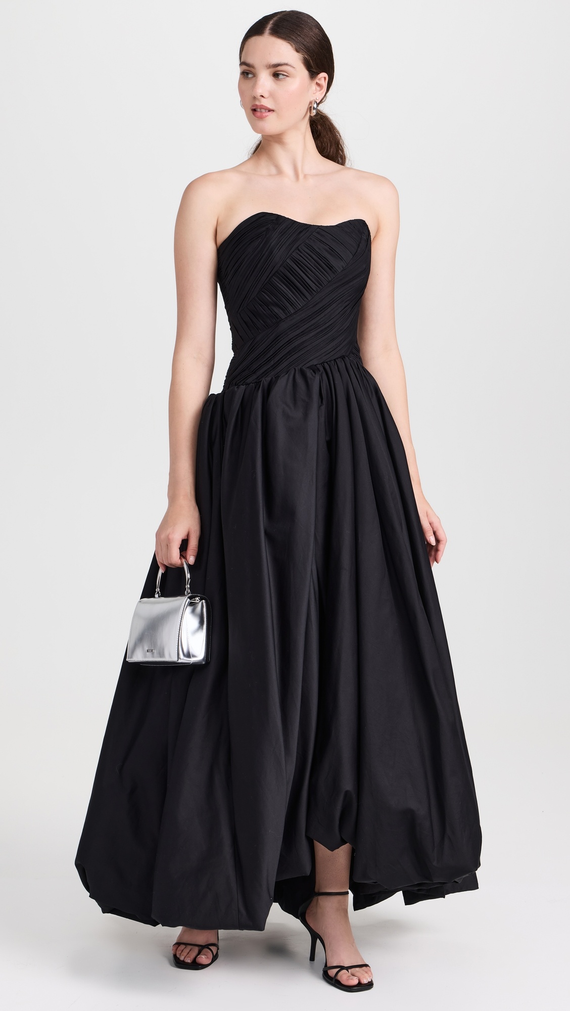 追跡便【Aje.】Spatial Maxi Dress ハートネックスリットドレス Aje. Spatial Maxi Dress | shopbop | REVERSIBLE