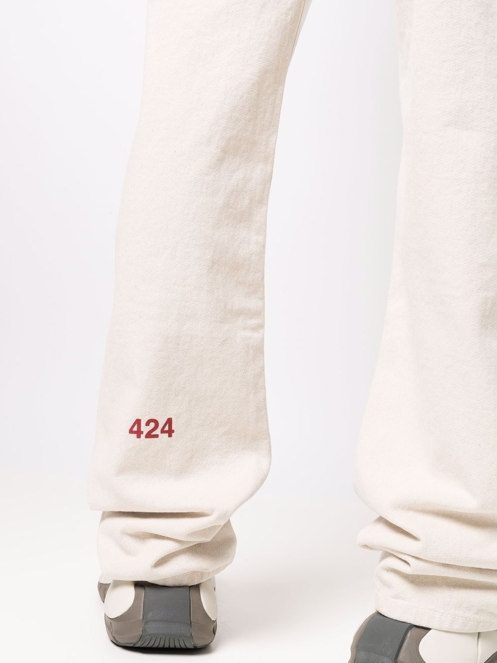 baggy logo-patch trousers - 5