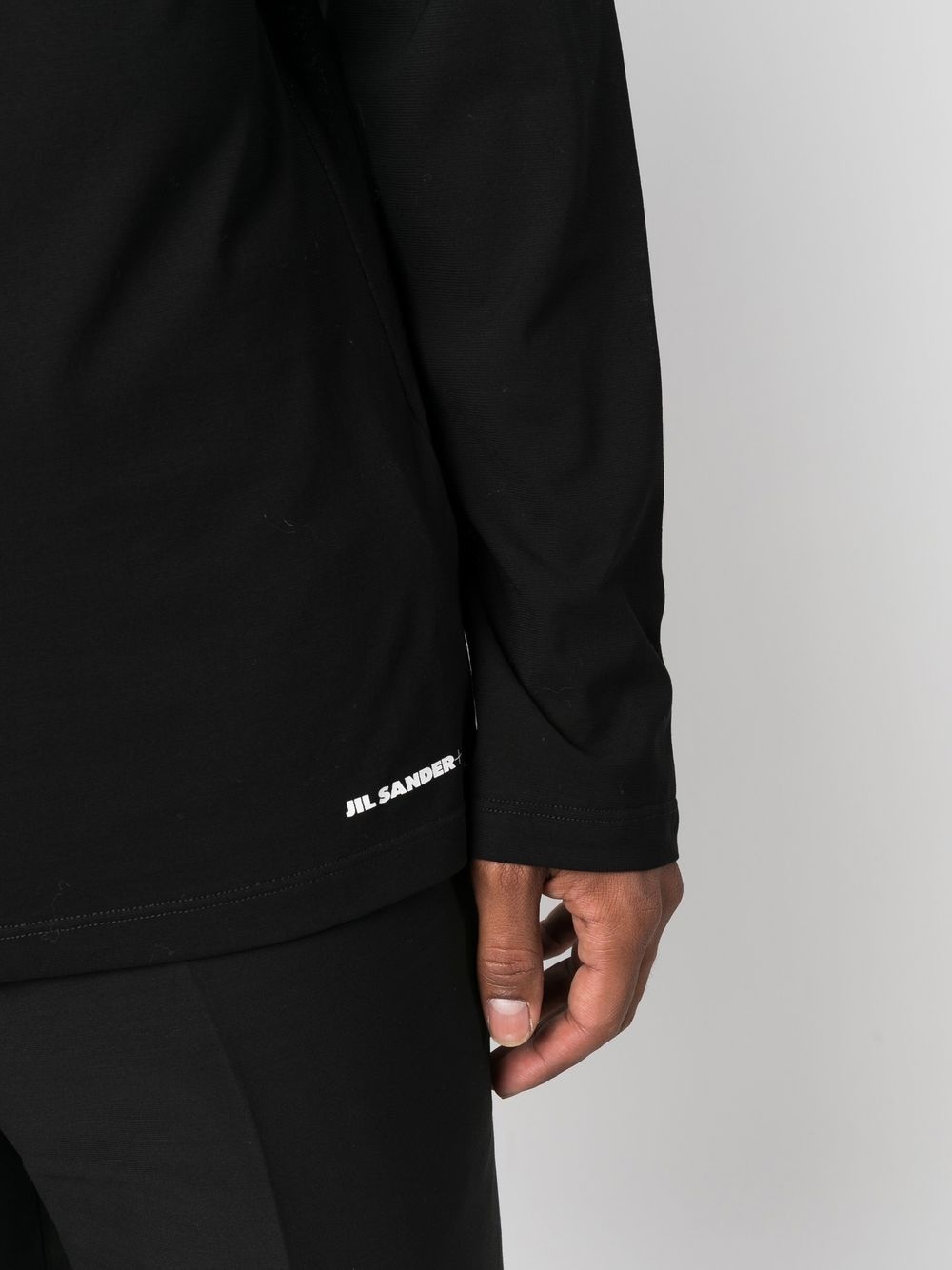 long-sleeved cotton T-shirt - 5