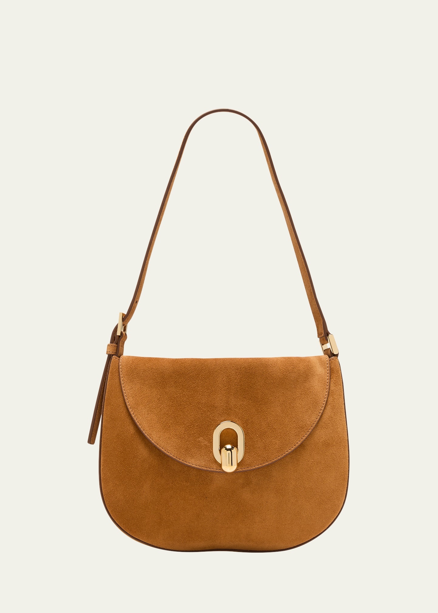 The Tondo Suede Hobo Bag - 1