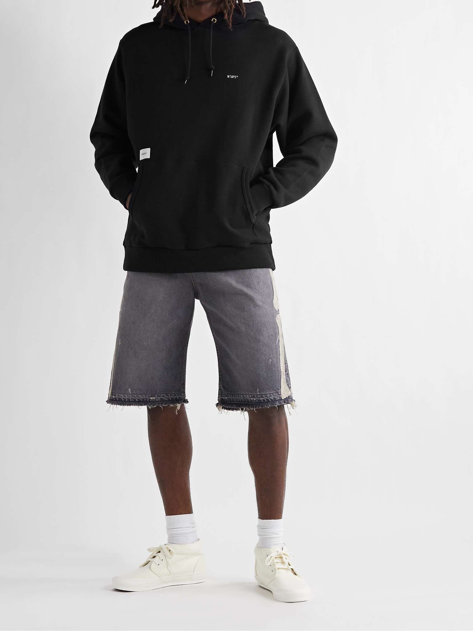 Logo-Detailed Fleece-Back Cotton-Jersey Hoodie - 2