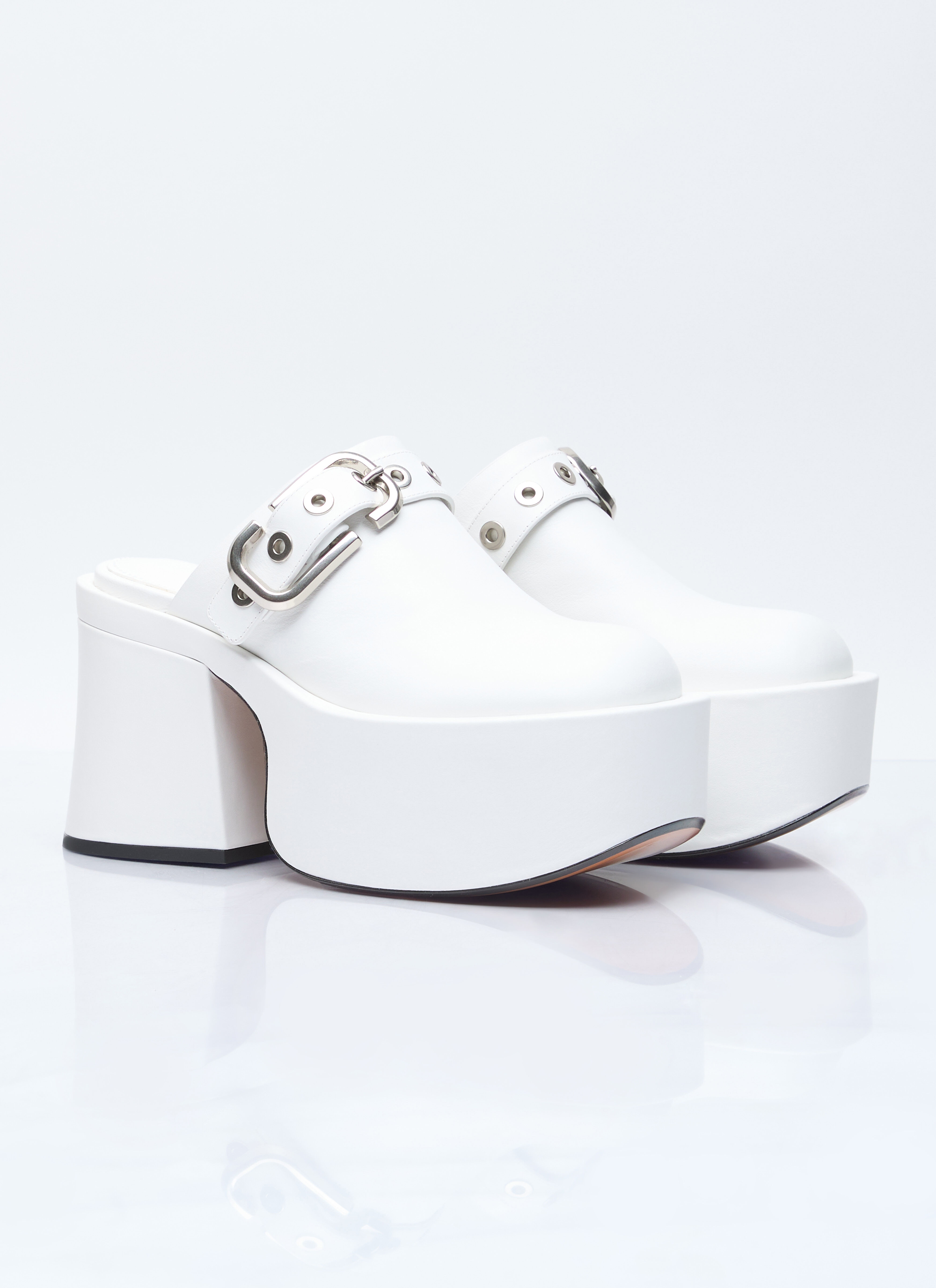 The J Marc Leather Clogs - 3