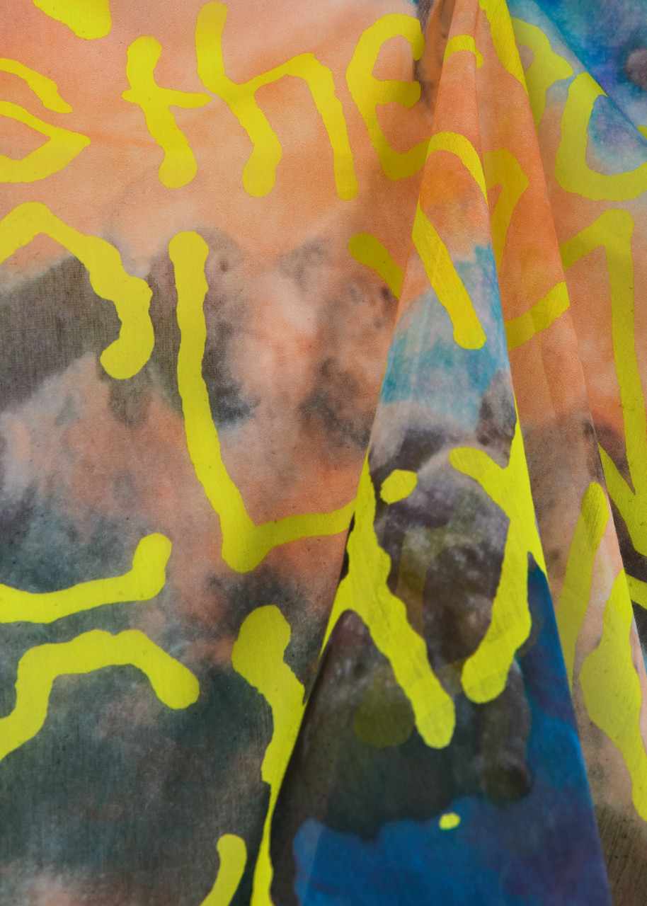 Vivienne Westwood Cherubs Printed Chiffon Scarf - 3