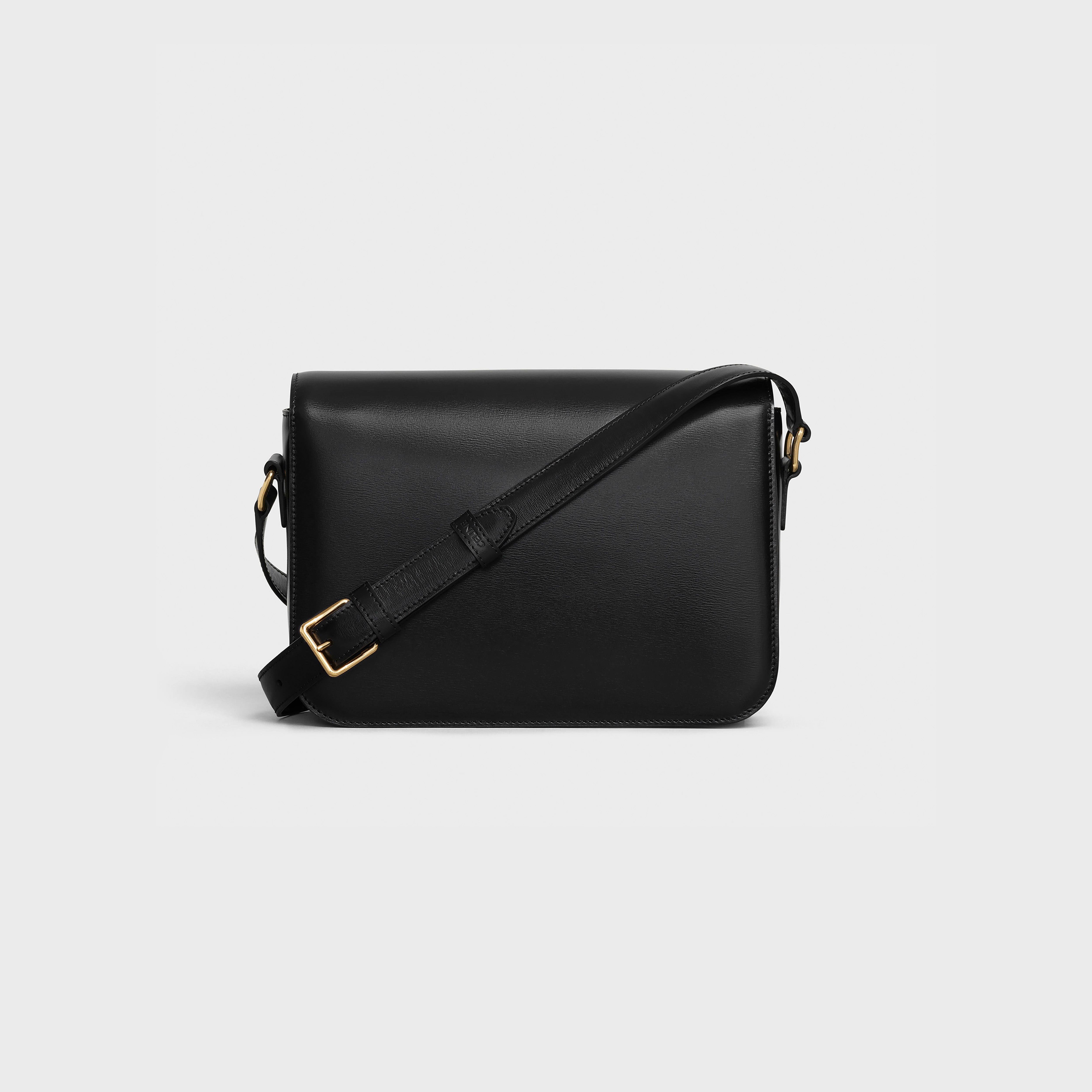 CELINE Classique Triomphe Bag in shiny calfskin | REVERSIBLE