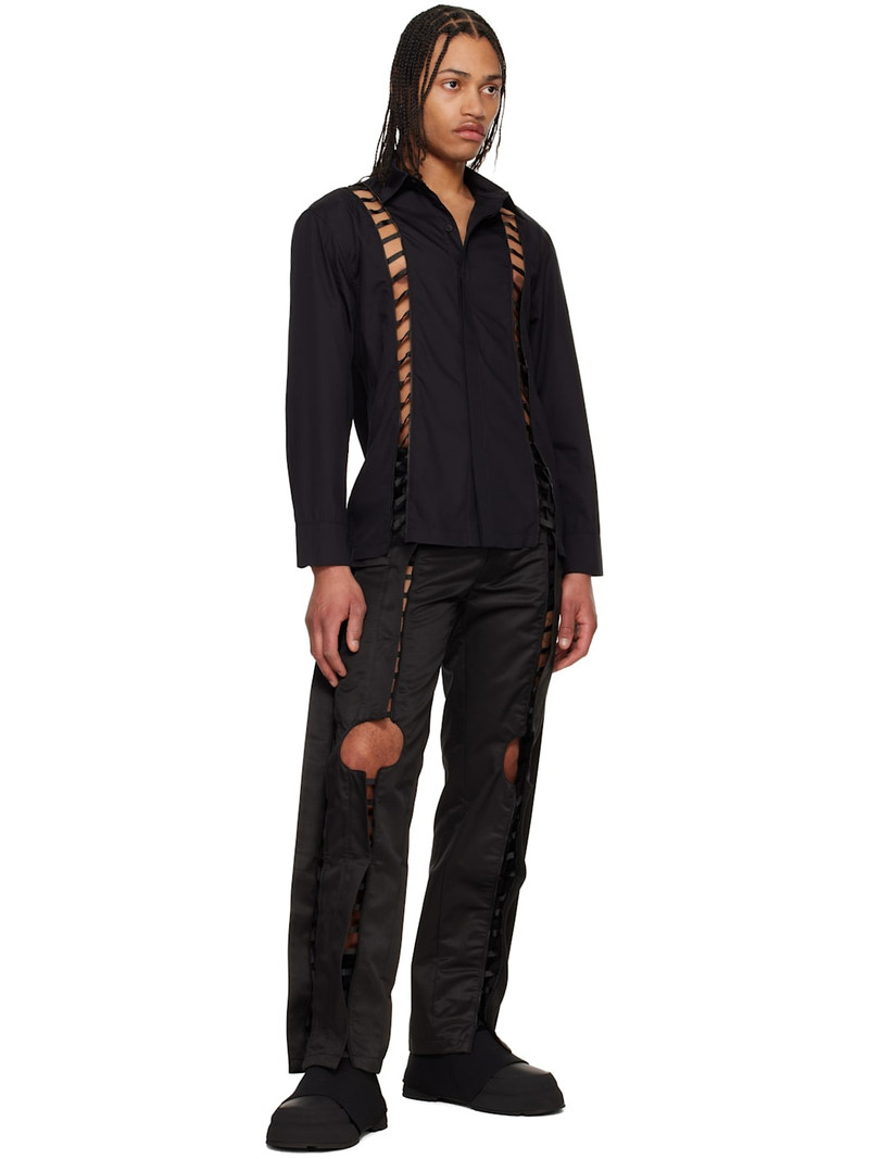 OLLY SHINDER Black Tab Shirt outlook