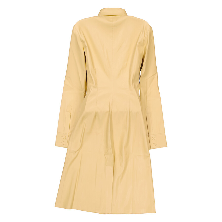 Stella Mccartney Faux-Leather Long-Sleeve Dress - 7
