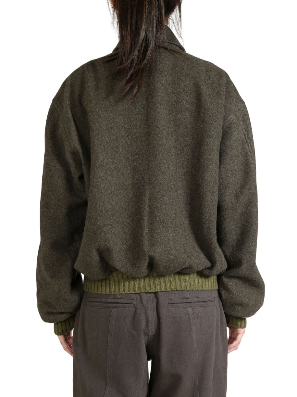 felted bomber jacket - 3