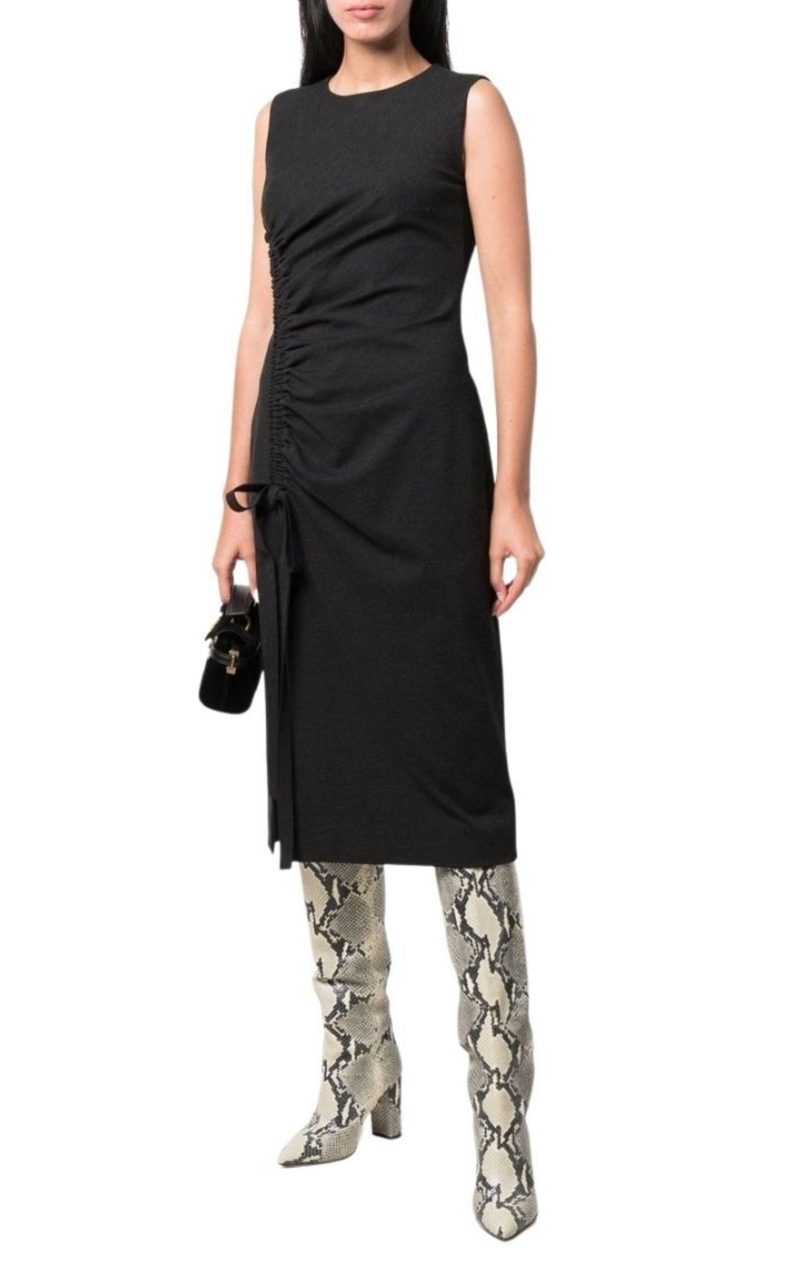 Gathered-detail Shift Dress - 2