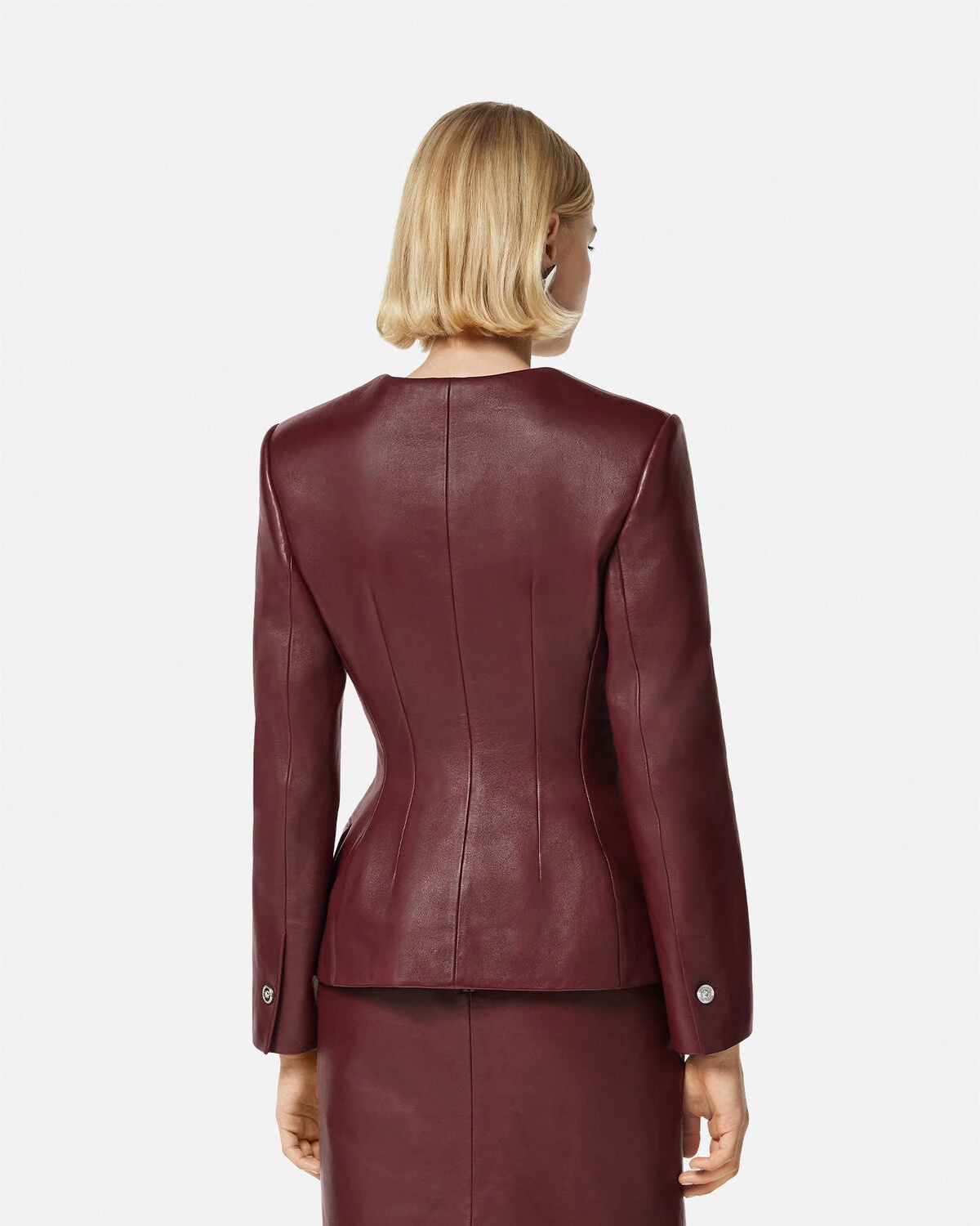 Leather Hourglass Jacket - 5