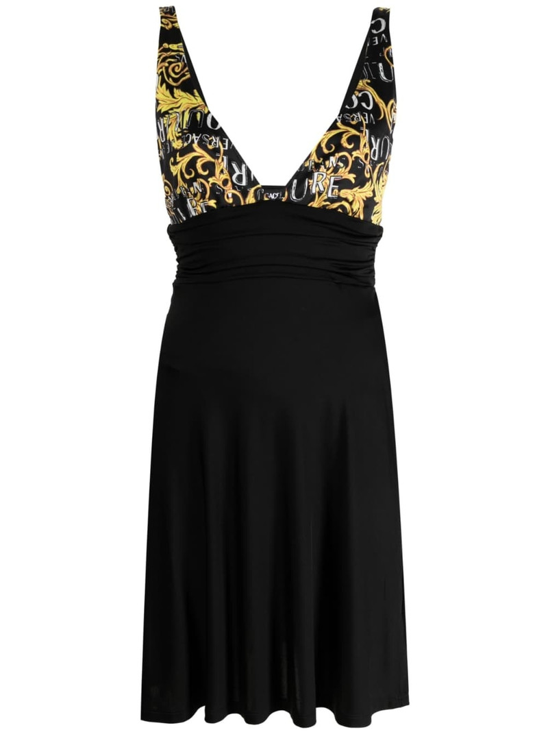logo-print minidress 1