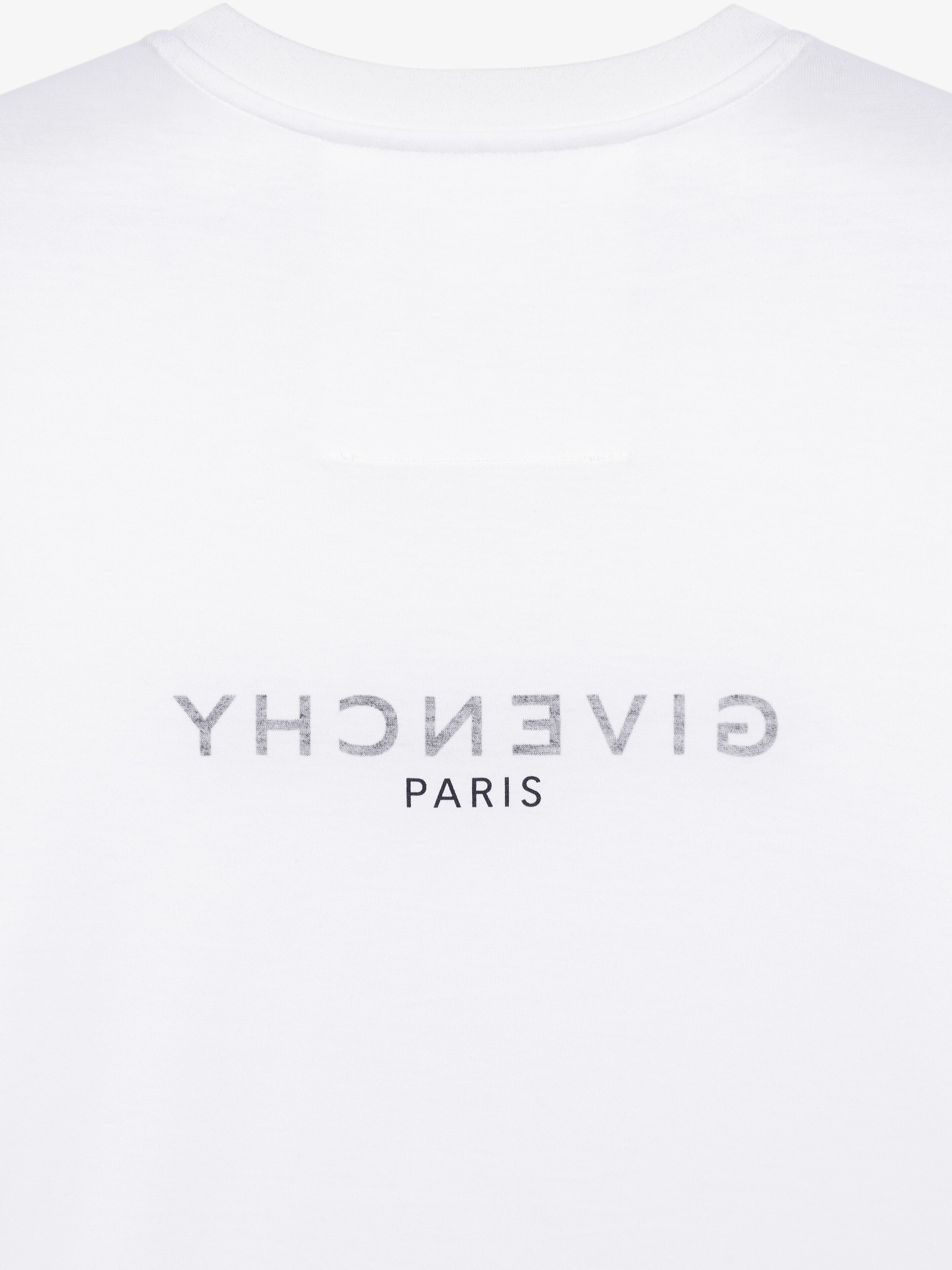 GIVENCHY REVERSE SLIM FIT T-SHIRT IN COTTON - 4