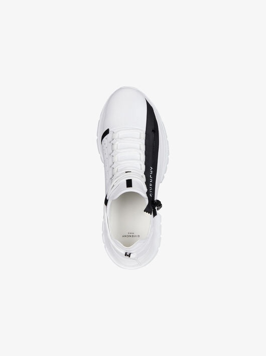 SPECTRE LOW RUNNERS SNEAKERS IN PERFORATED LEATHER WITH ZIP - 6