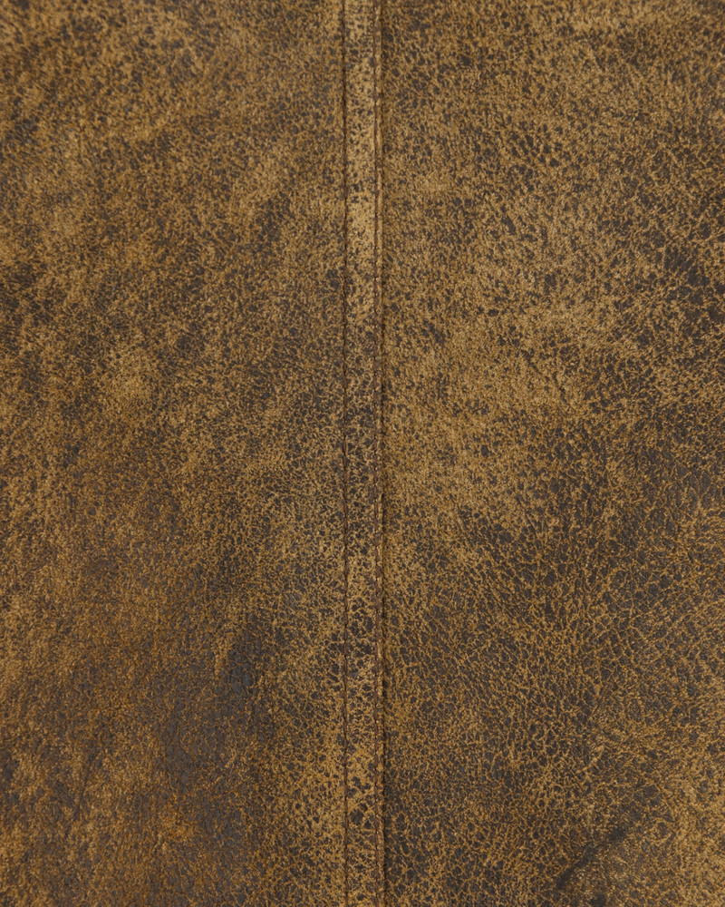 TREATED LEATHER CARGO VEST 8