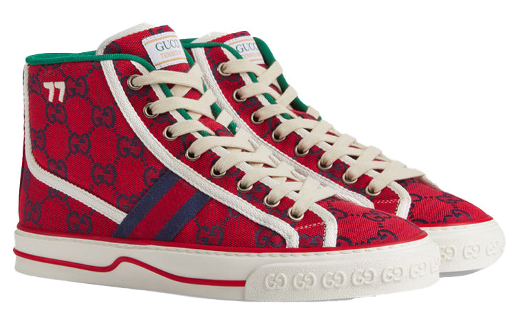 (WMNS) Gucci Tennis 1977 High '520 Red' 661390-2UZL0-6497 - 2