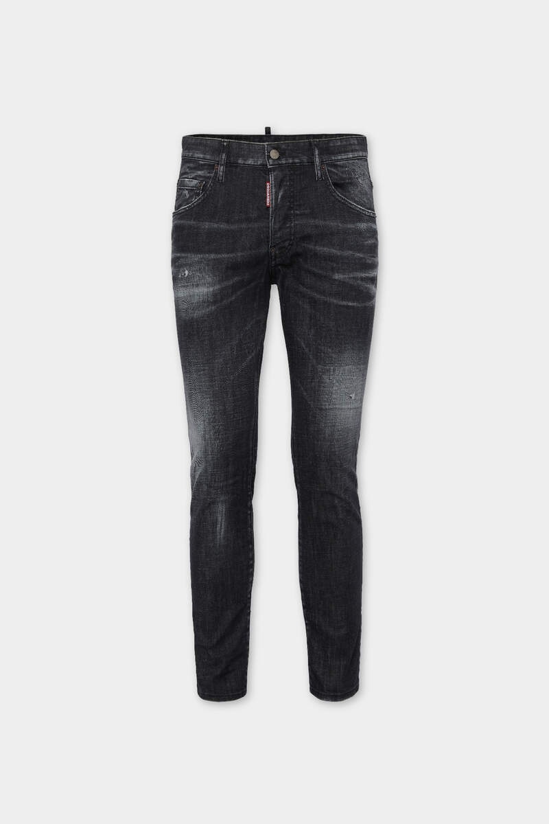 BLACK EASY WASH SKATER JEANS - 1