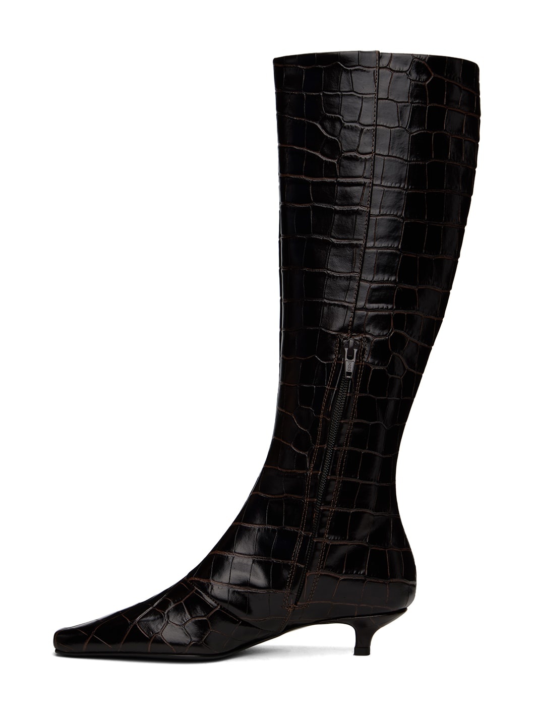 Brown 'The Slim' Knee-High Boots - 3