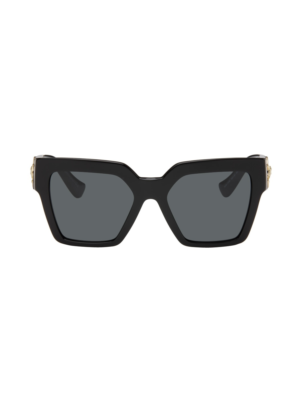 Black Medusa Deco Butterfly Sunglasses - 1