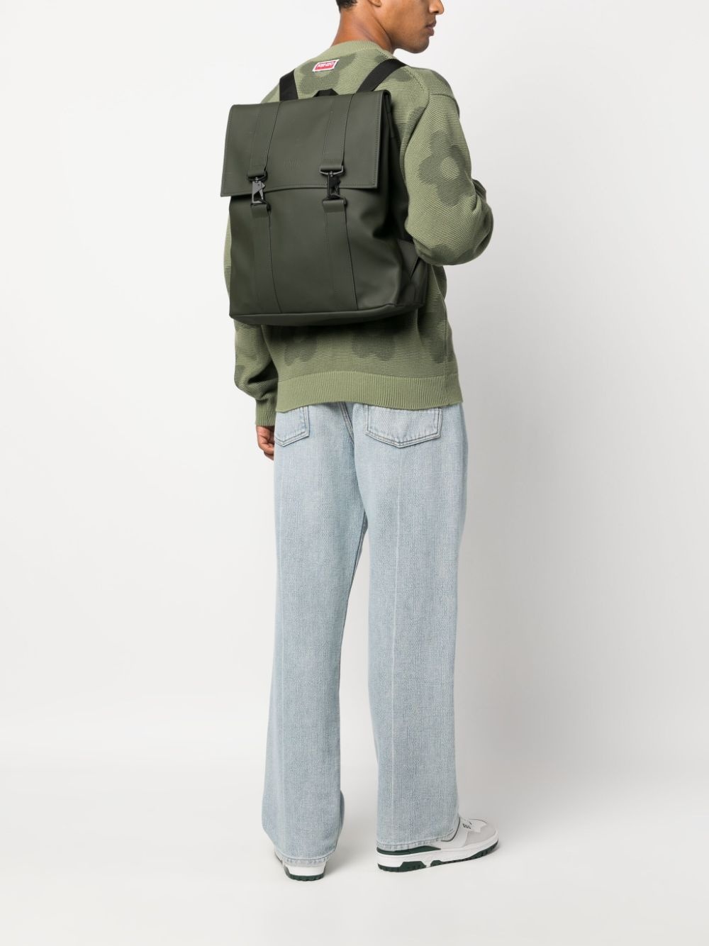 MSN logo-debossed backpack - 2