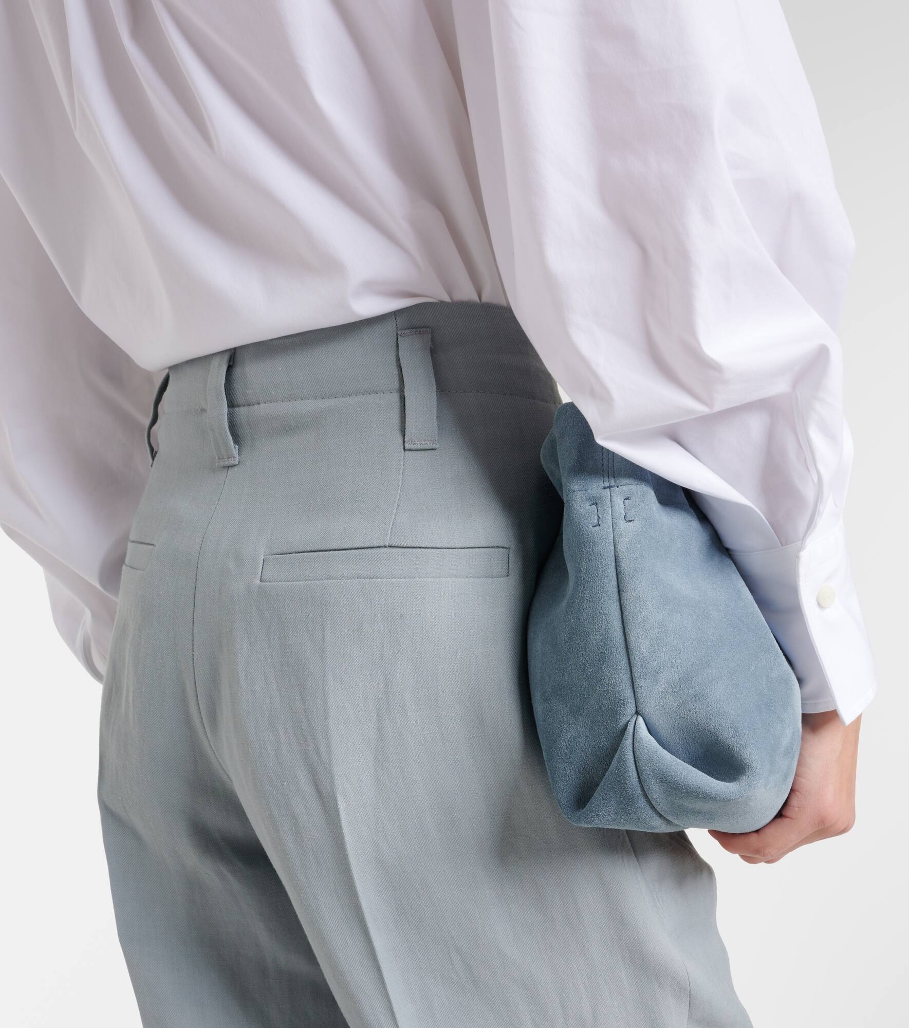 Mid-rise straight pants - 6