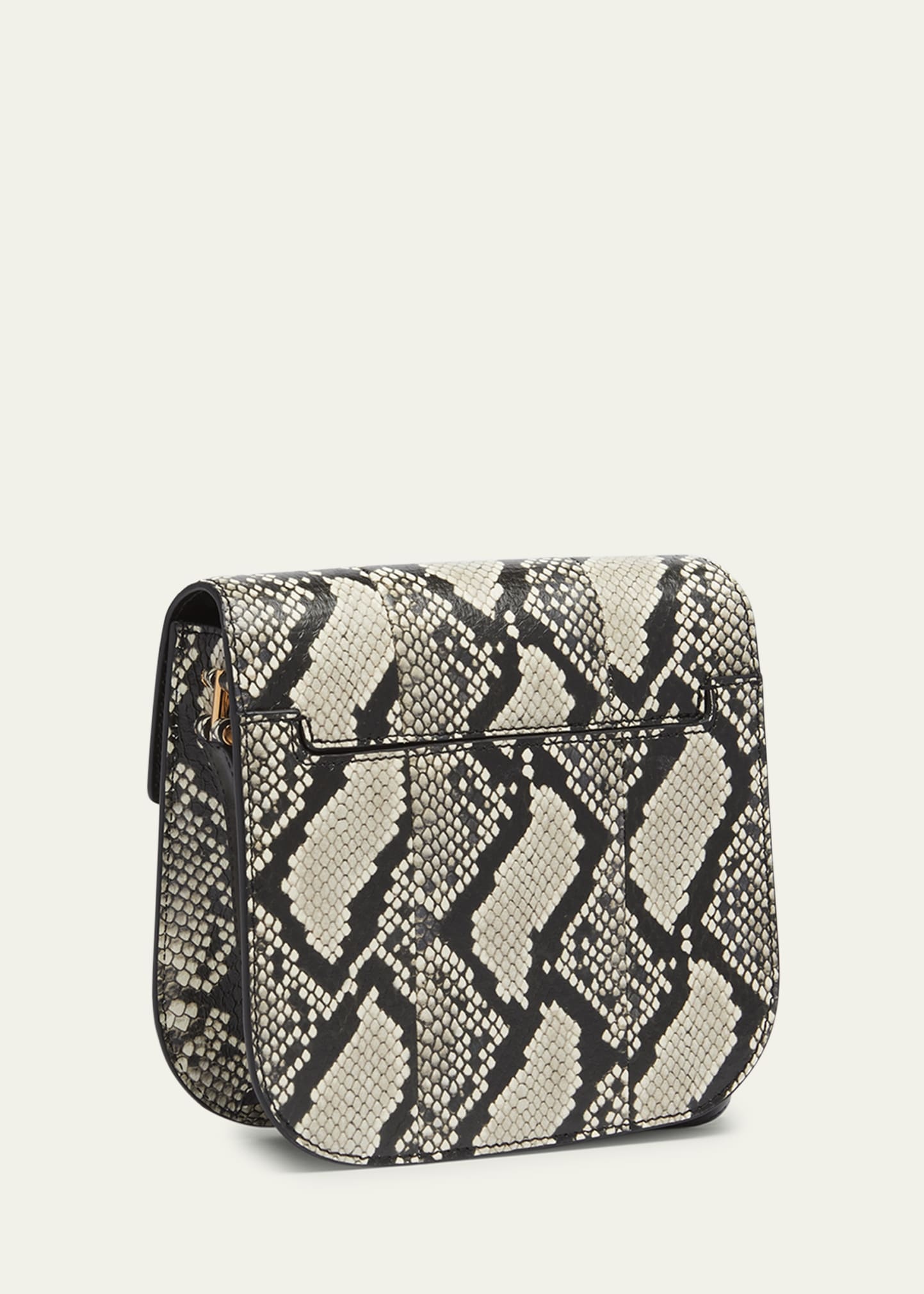 Tara Mini Crossbody Bag in Python-Printed Leather - 3
