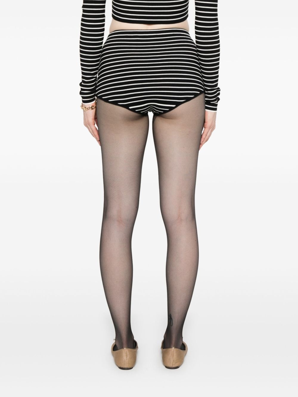 Alissa striped shorts - 4