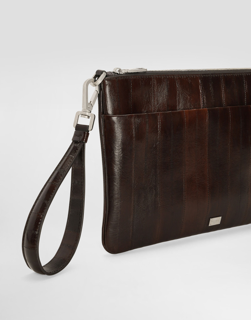 Eel leather necessaire 6