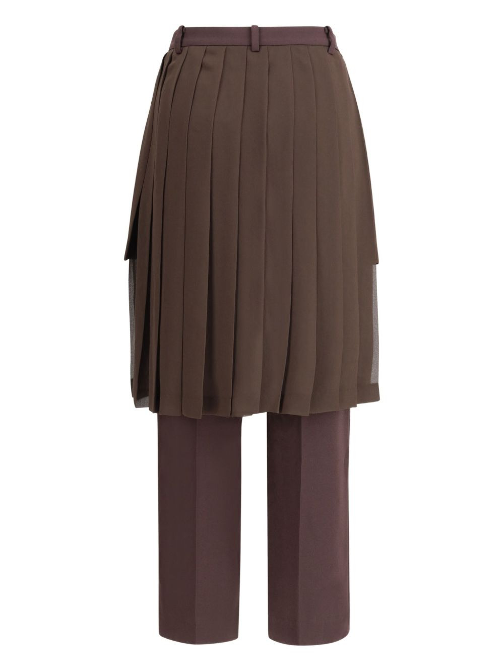 pleated-panel trousers - 2