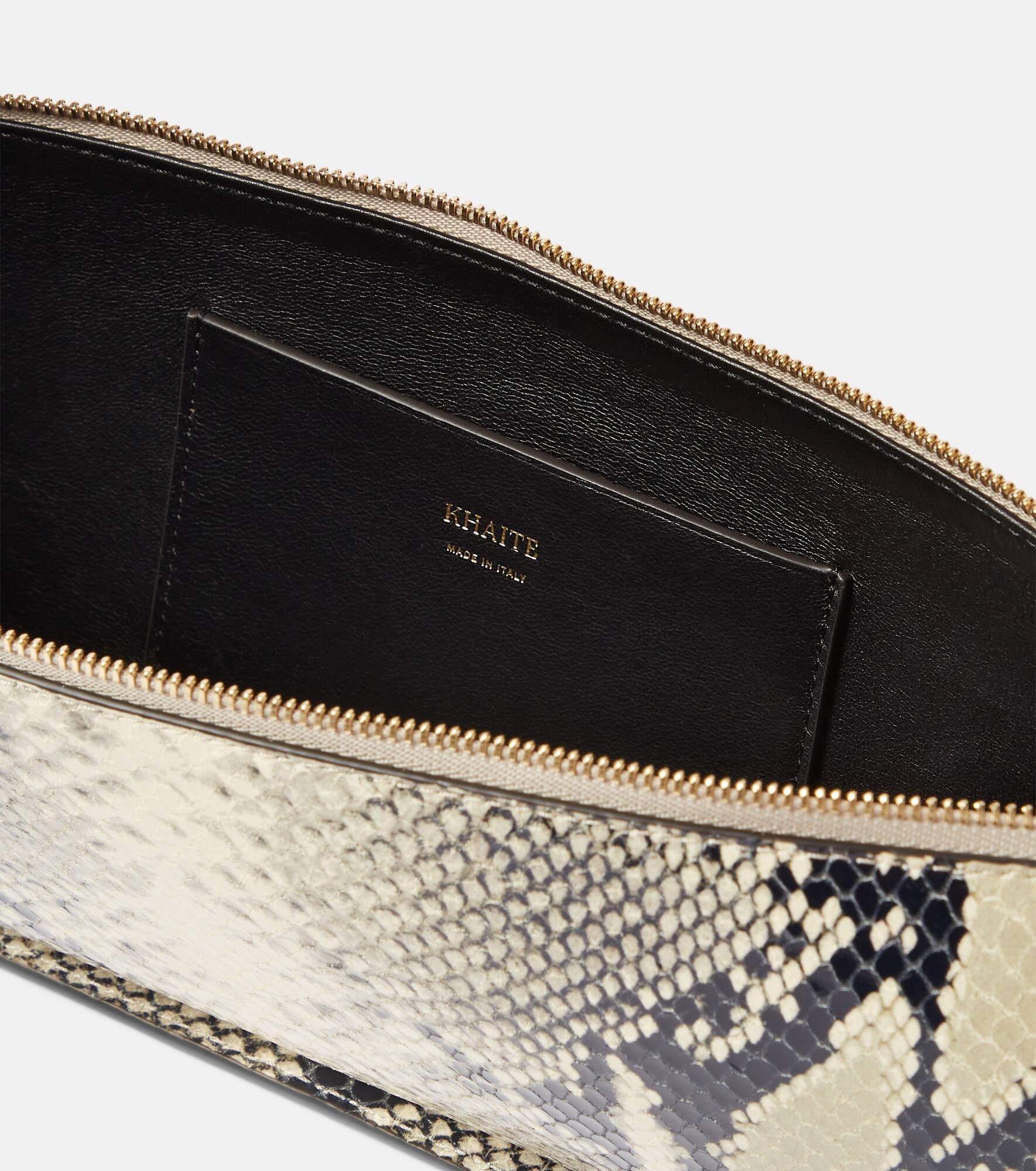 Lori snake-effect leather shoulder bag - 3