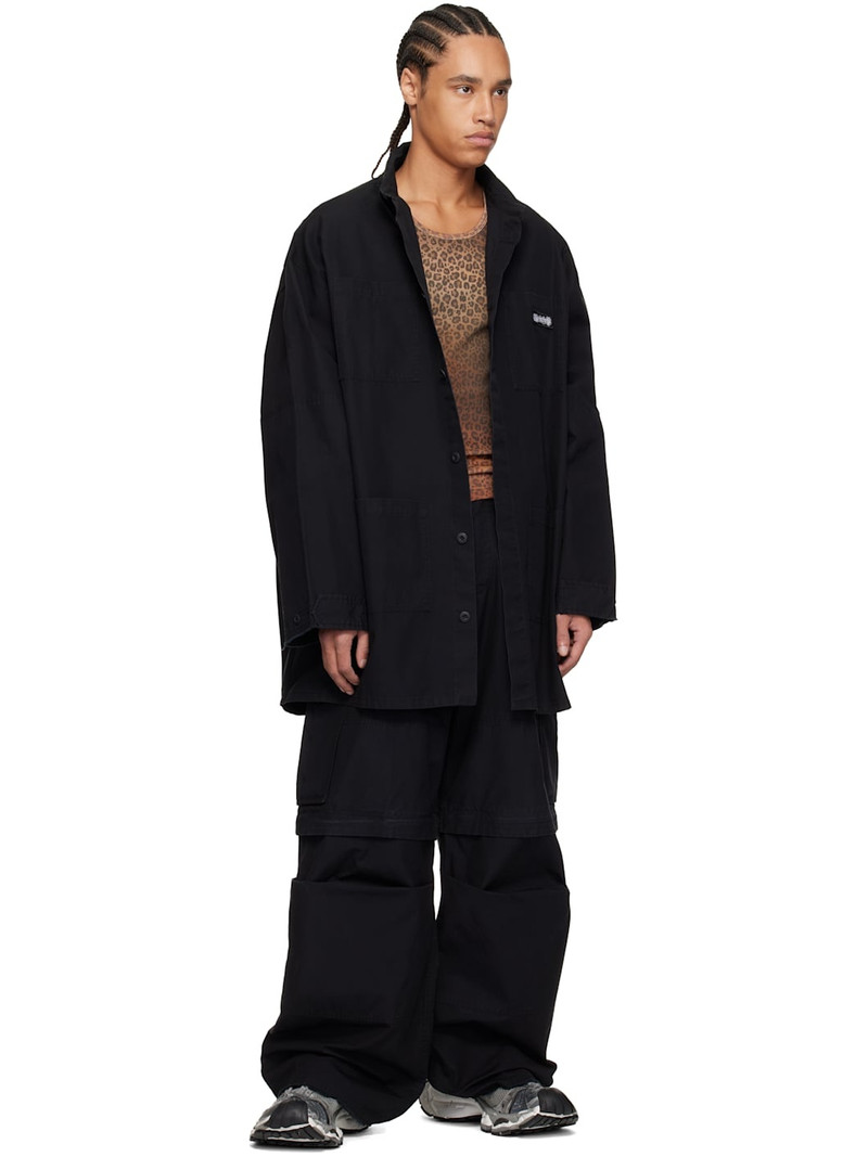 032c Black Intermission Cargo Overshirt outlook