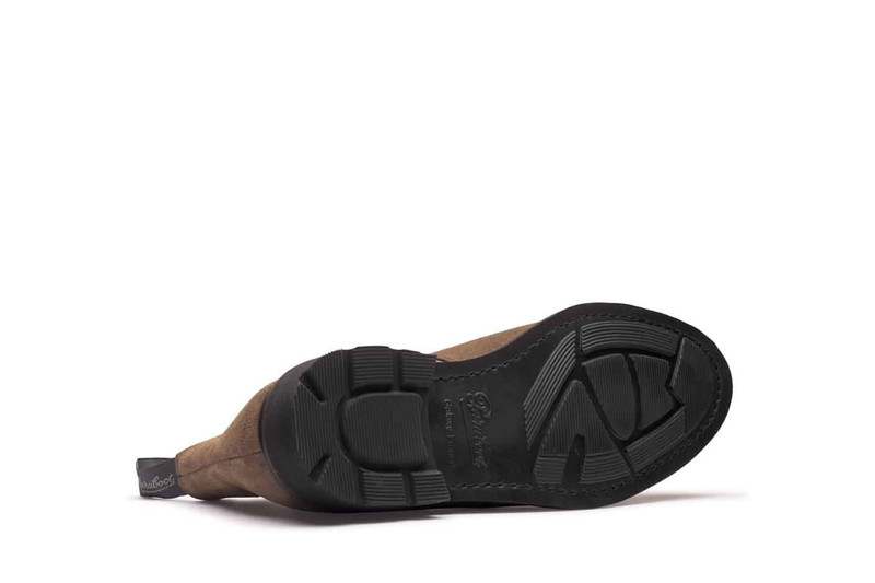 Chamfort Brown Velvet - Rubber Sole 5