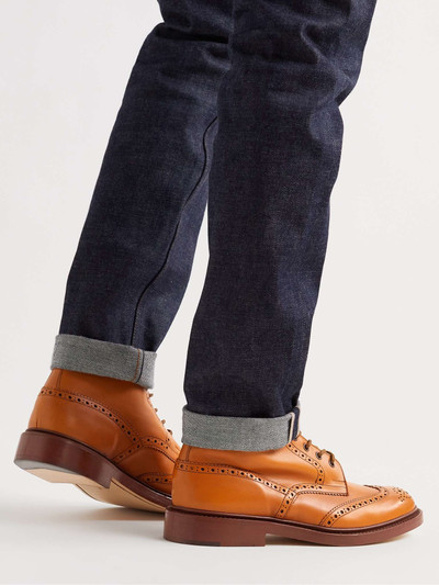 Tricker's Stow Leather Brogue Boots outlook