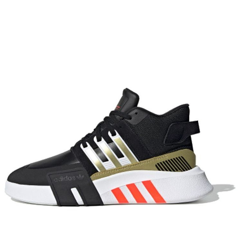 (WMNS) adidas originals EQT Bask Adv V2 'Black Gold White' FW5348 - 1