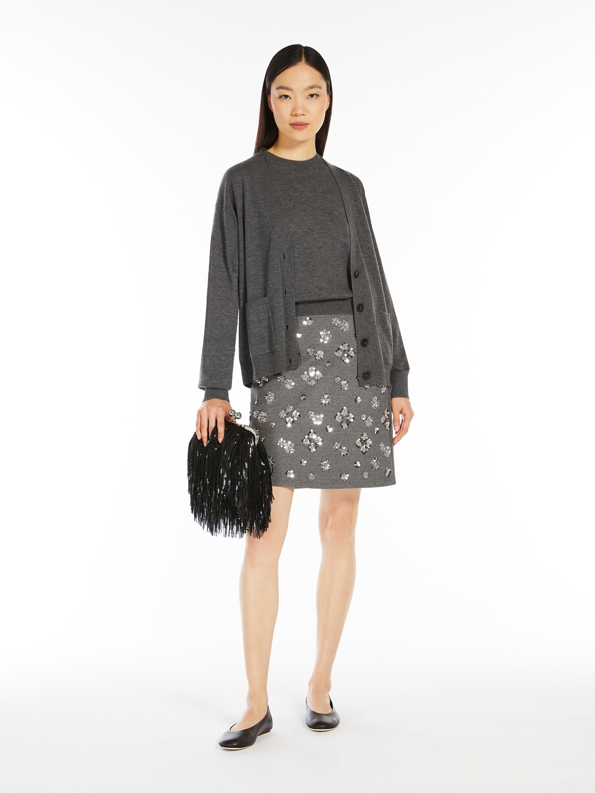FLOU Small Pasticcino Bag with fringes and sequins - 7