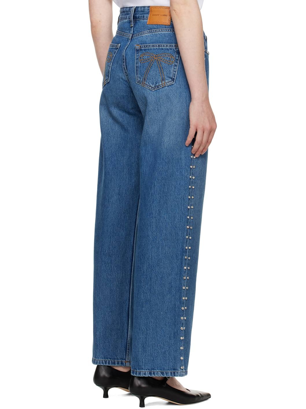 Blue Updo Jeans - 3
