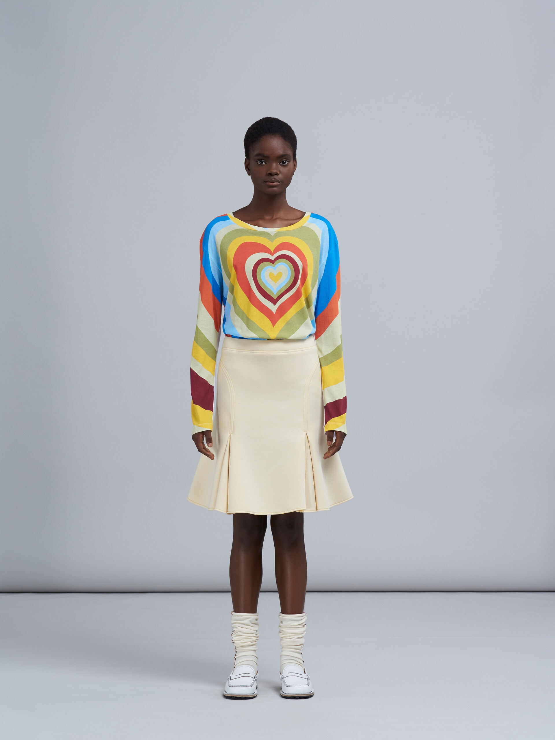 DOUBLE FACE JERSEY SKIRT - 2