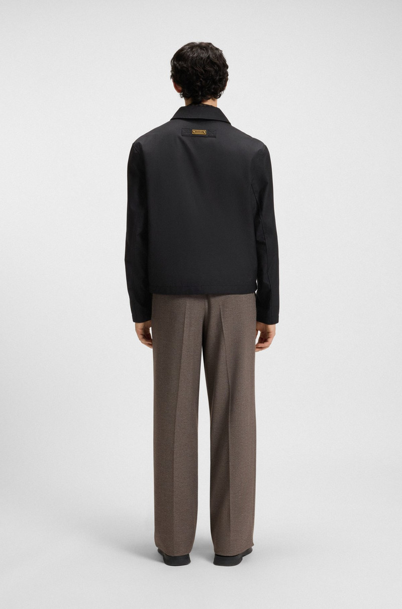 REGULAR-FIT JACKET IN STRETCH COTTON 4
