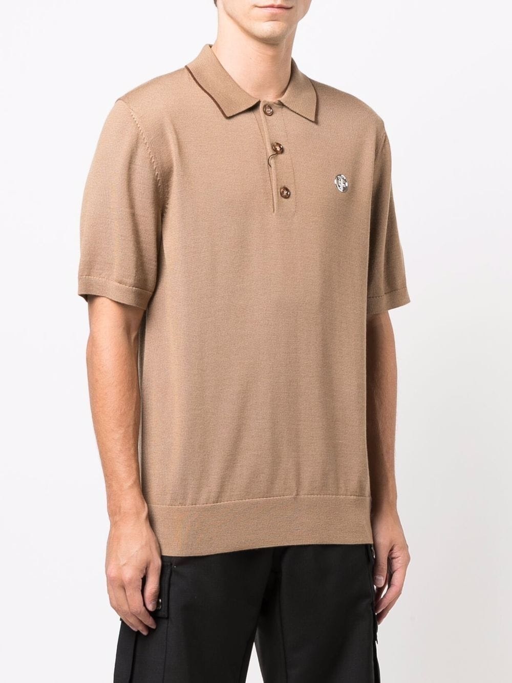 TB-Monogram plaque polo shirt - 3