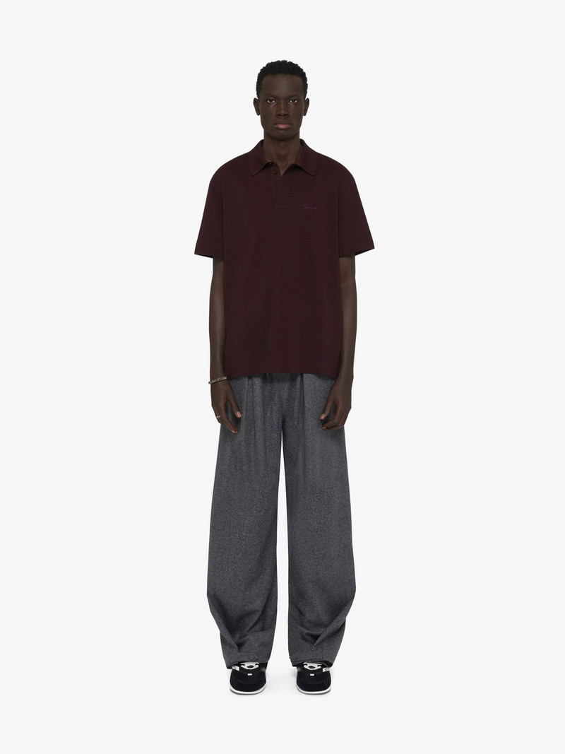 Givenchy POLO IN COTTON WITH GIVENCHY SIGNATURE outlook