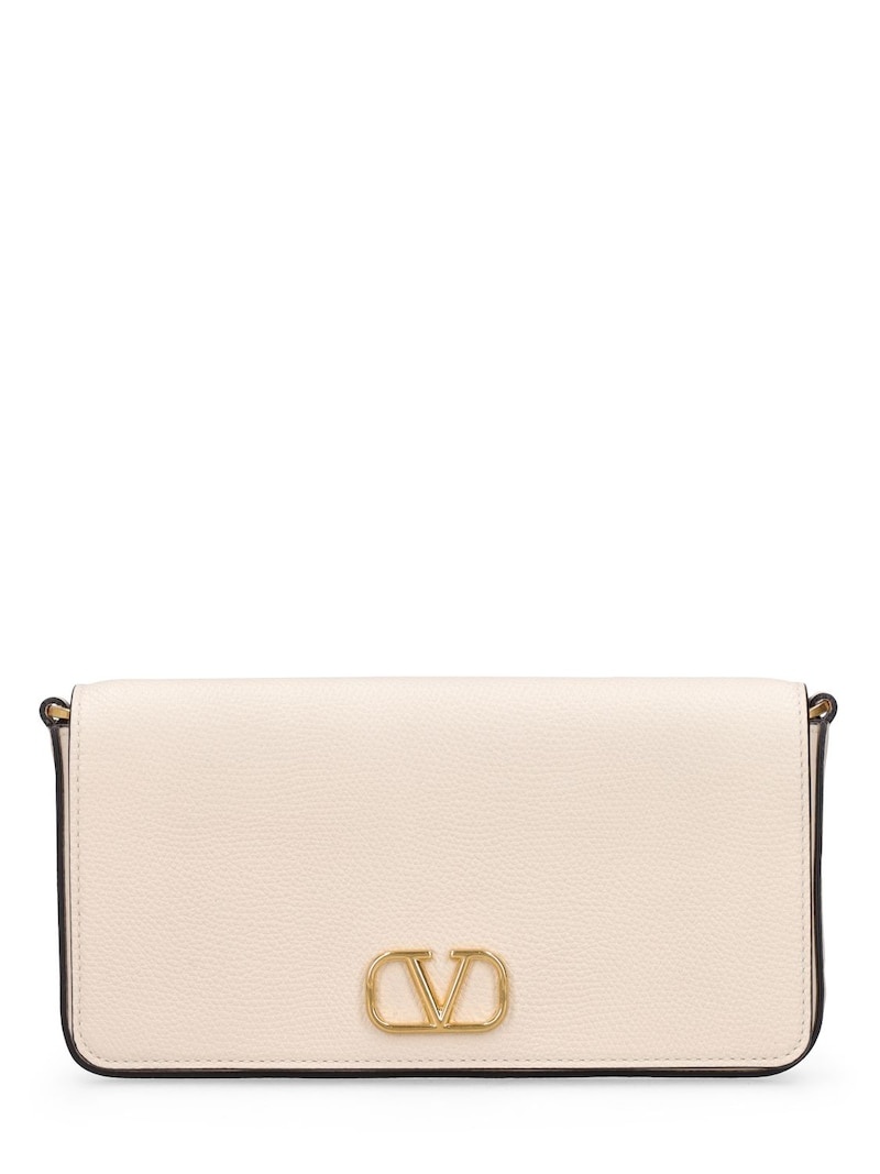 Vlogo signature leather pouch - 1