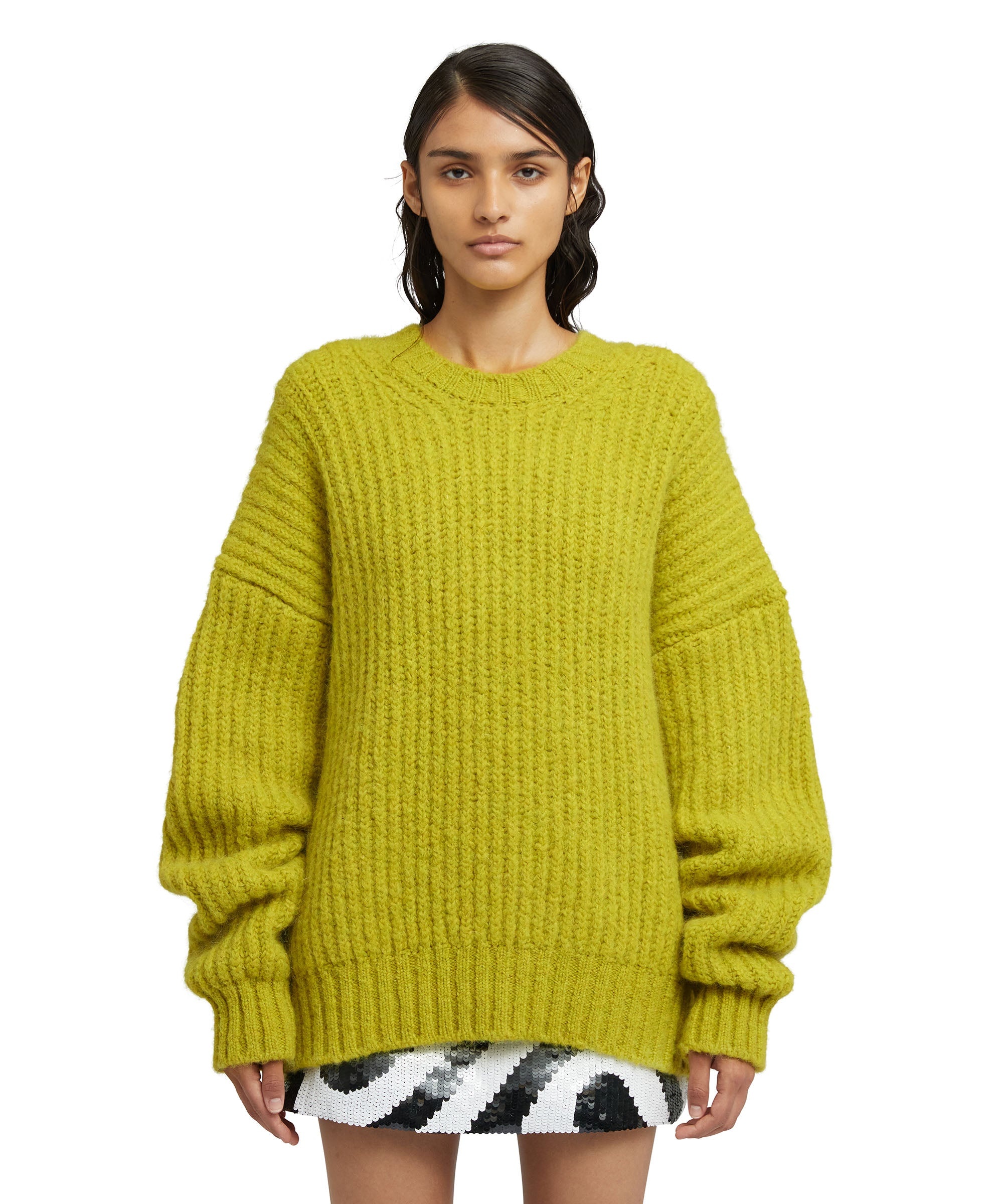 Blended wool crewneck sweater "Warm Winter" - 2