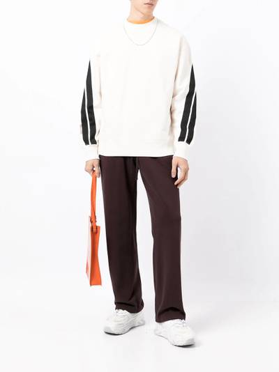 MSGM sleeve stripe sweatshirt outlook