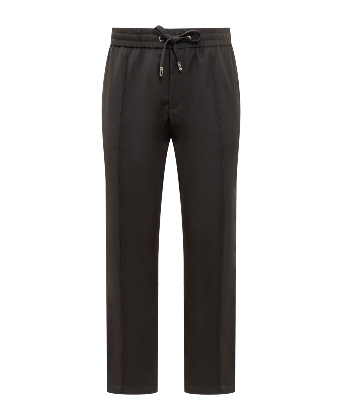 Elastic Waist Tailored Trousers - 1