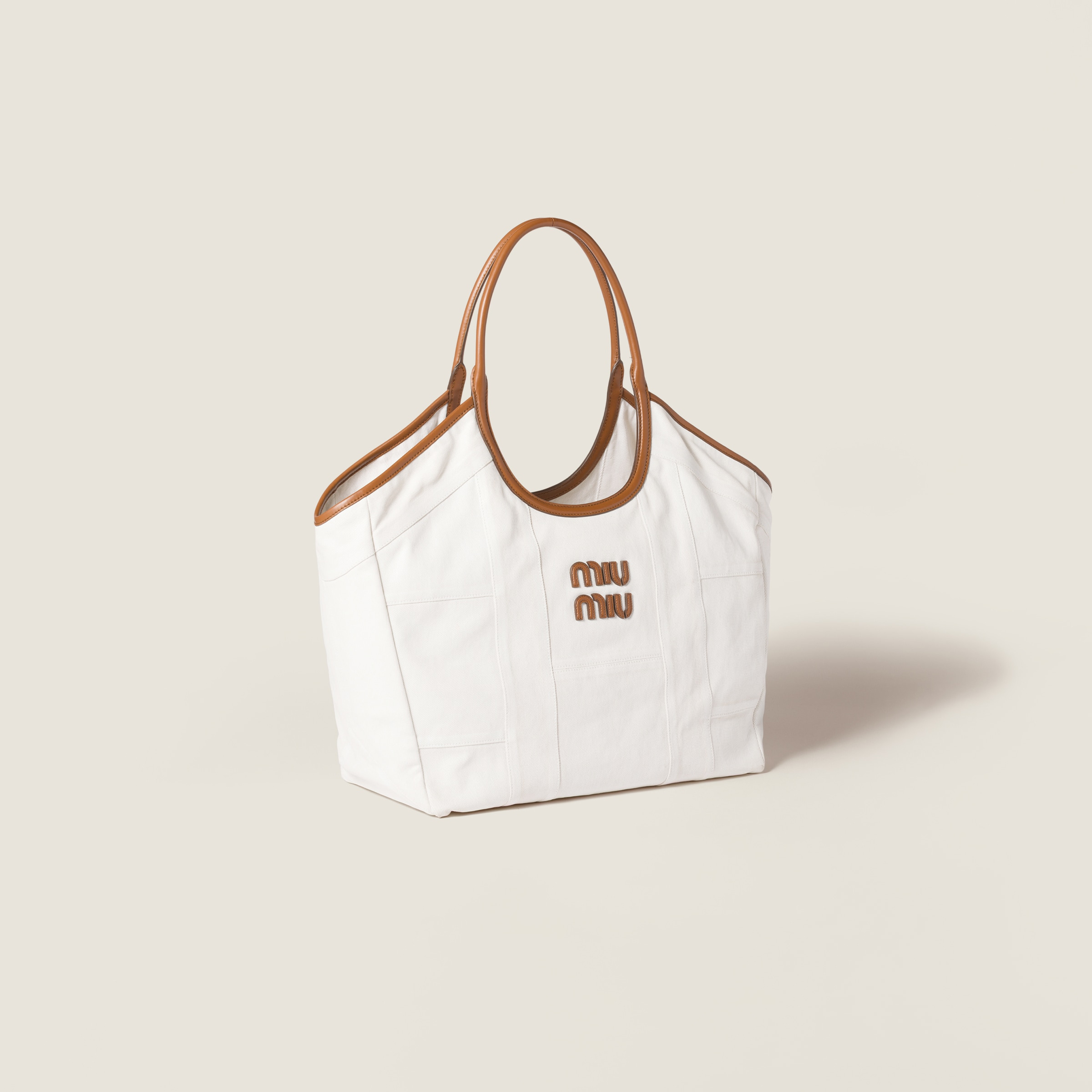 IVY denim patchwork tote bag - 2