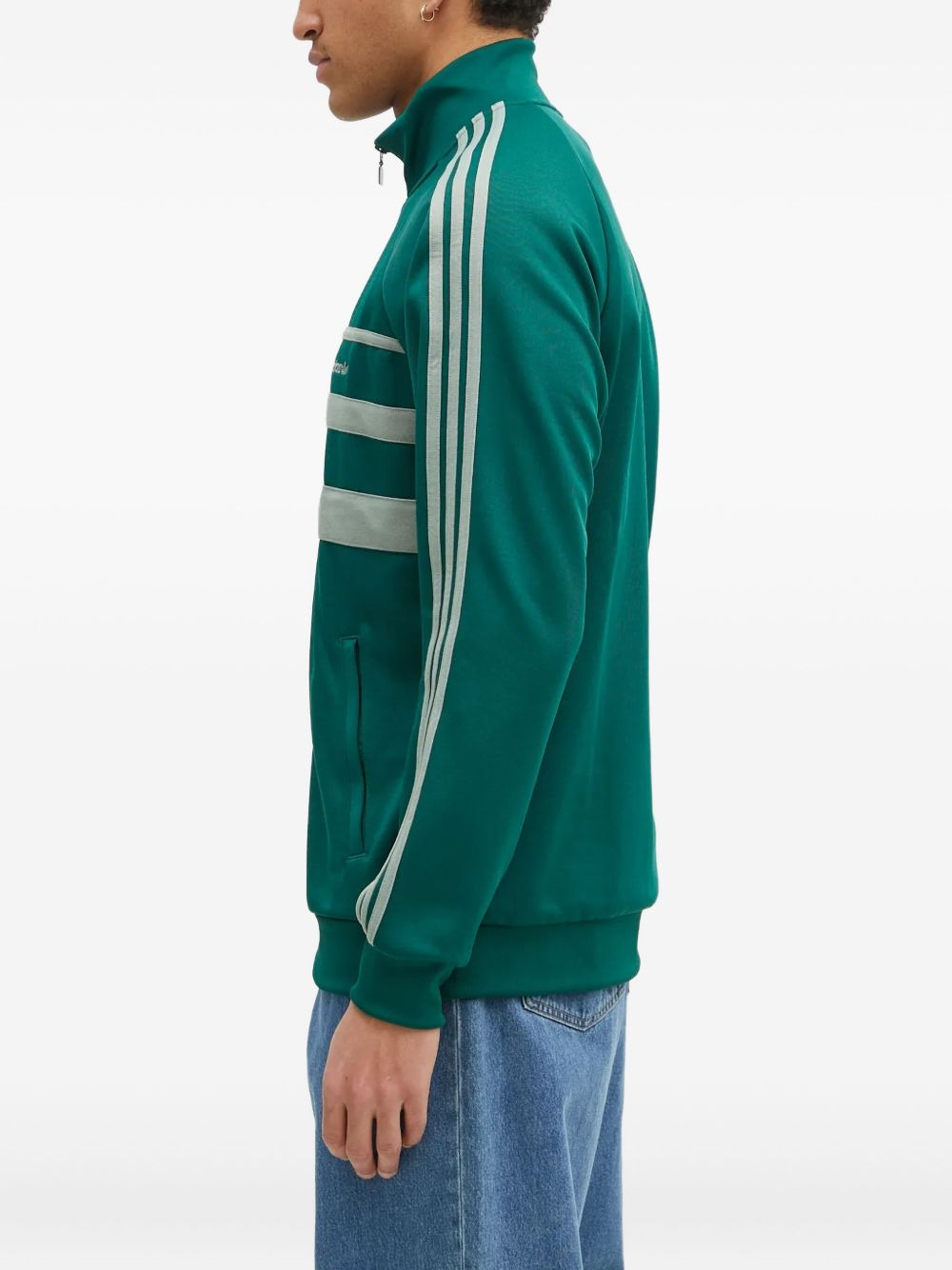 embroidered-logo jacket - 2