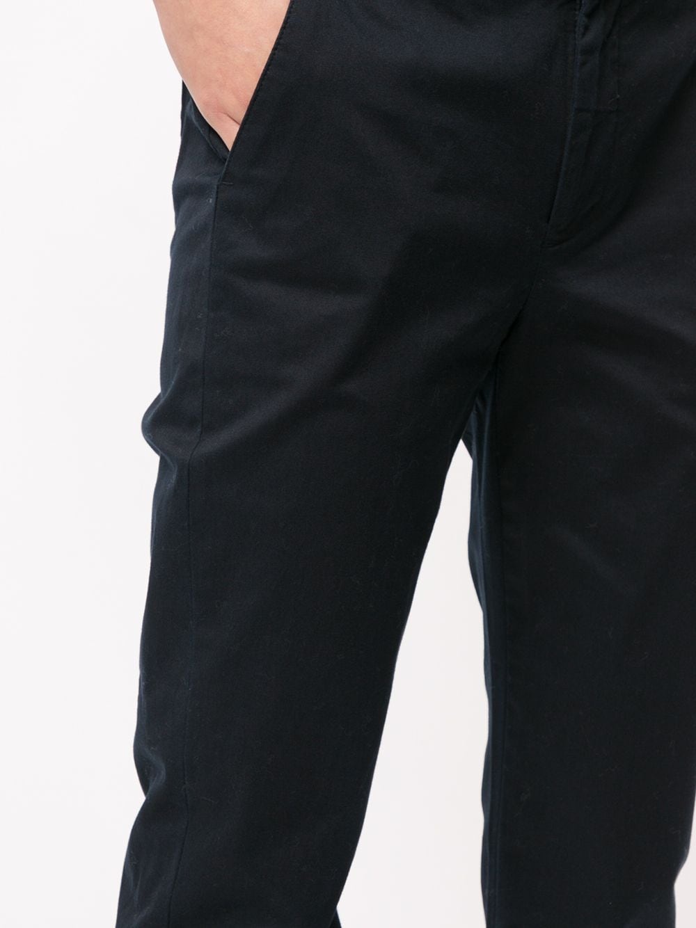 cropped slim-fit chinos - 5