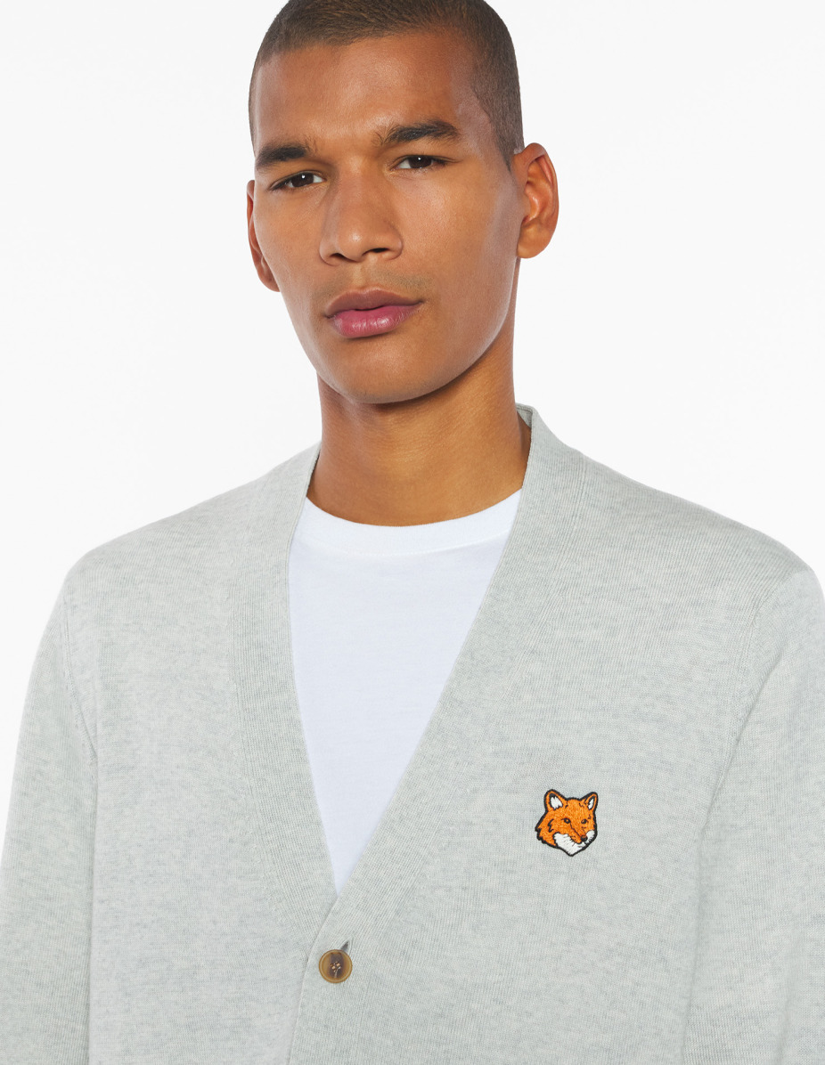 FOX HEAD MERINO REGULAR CARDIGAN - 4