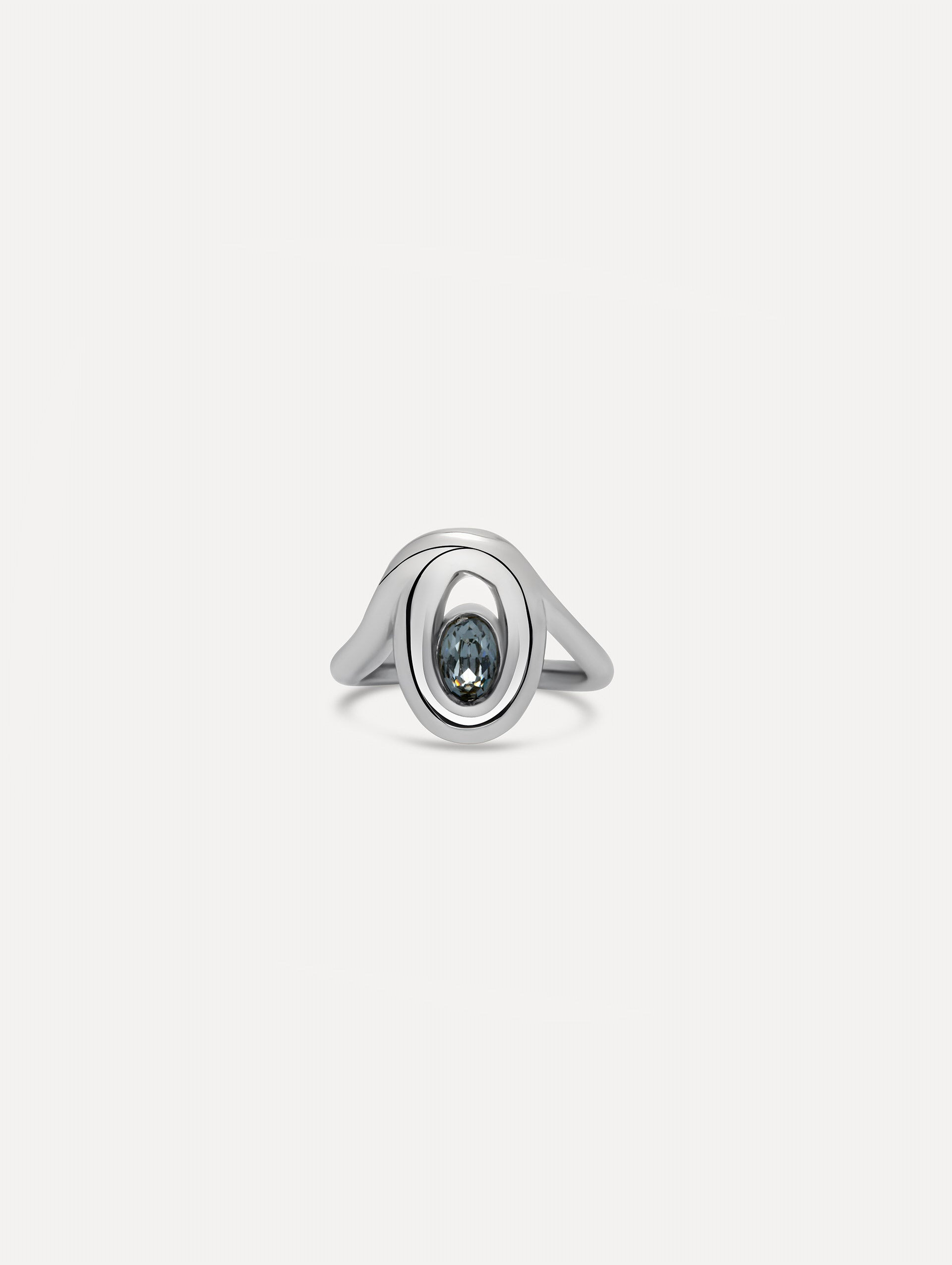 LOOPED OVAL RING - 2