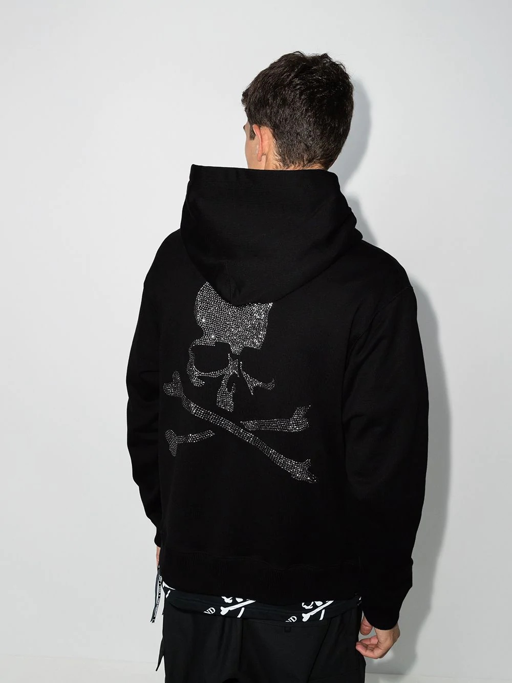 embellished-logo hoodie - 3