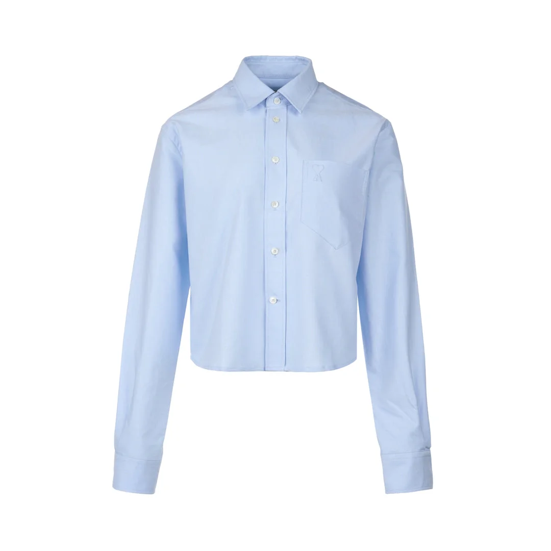 Cropped Classic Fit Shirt - 1